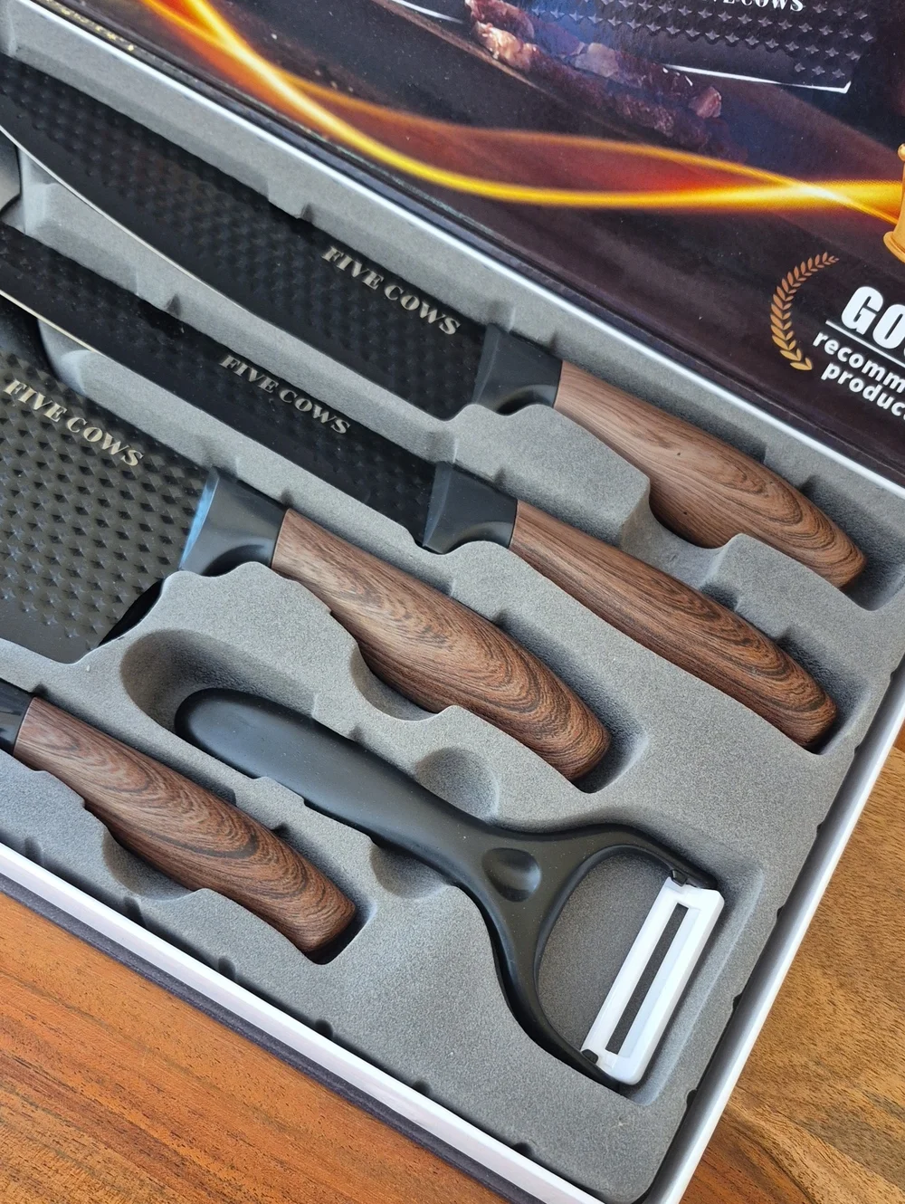 NEW Five Cows 6 Pc. Kitchen Knife Set